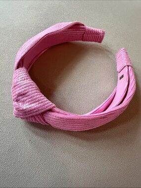 Bari Lynn Pink  Knotted Fabric Headband - Pink